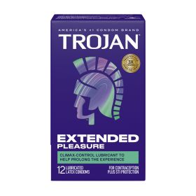 Trojan Pleasures Extended Pleasure - 12 Pack