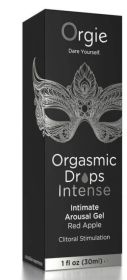 Orgasmic Drops 1oz Intimate Arousal Gel Red Apple