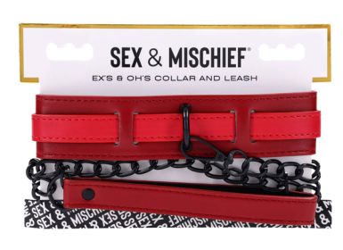 eX's and Oh's Collar and Leash