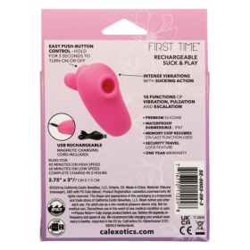 First Time Rechargeable Suck and Play - Pink