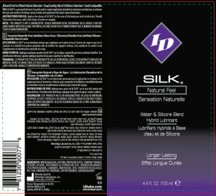 ID Silk Silicone and Water Blend Lubricant 4.4 Oz