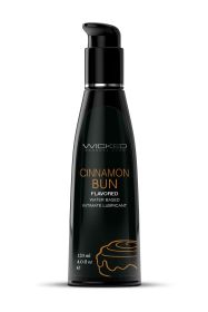 Aqua Cinnamon Bun Flavored Water Based Intimate Lubricant - 4 Fl. Oz.