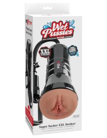 Pdx Extreme Wet Pussies Super Sucker XXL Stroker - Brown