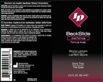 ID Backslide Silicone Lubricant 2.2 Oz