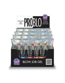 Problo Oral Pleasure Gel Display of 24pcs