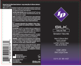 ID Silk Silicone and Water Blend Lubricant 2.2 Oz