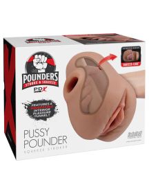 Pdx Plus Pussy Pounder Squeeze Stroker - Brown